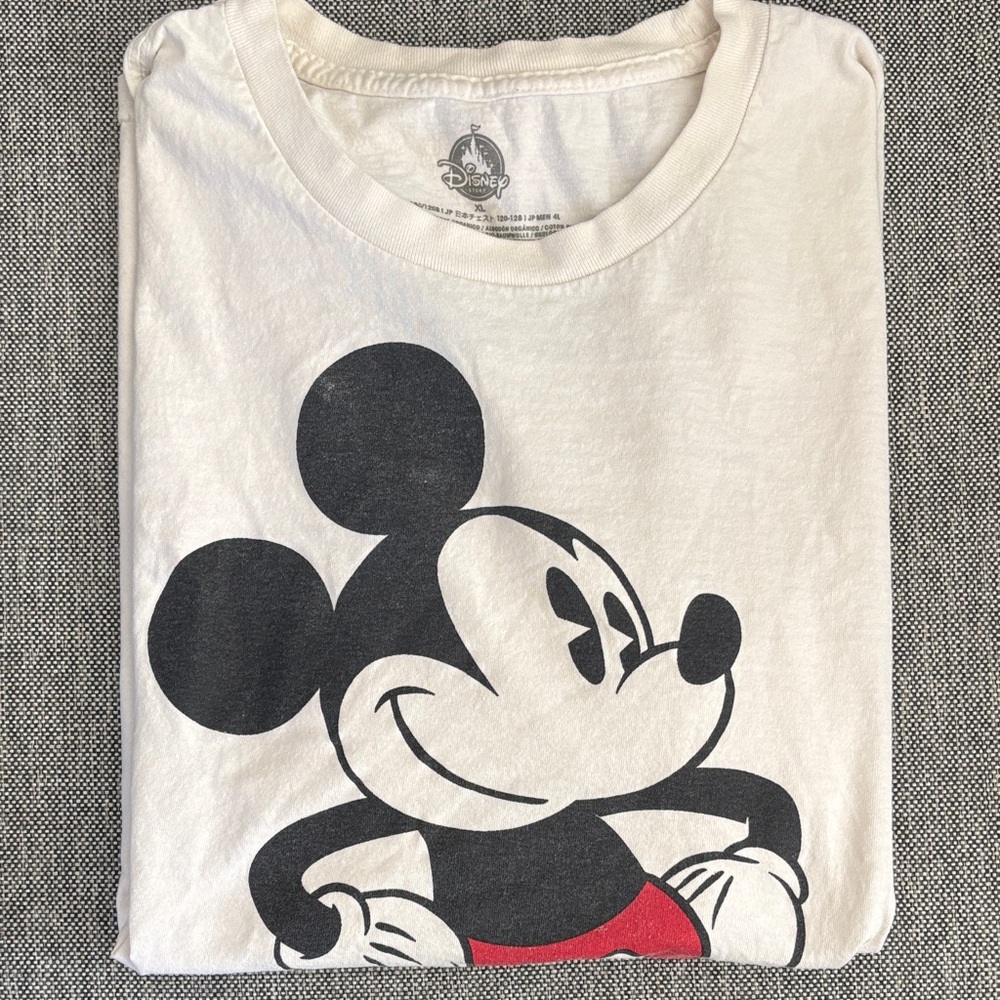 Disney Mickey Mouse Tee in White and Black